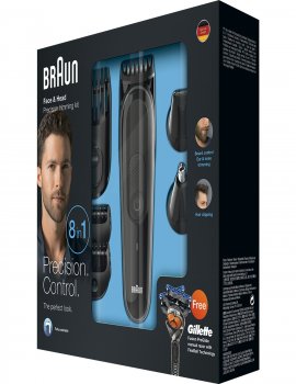 Braun Çoklu Bakım Seti MGK3060 - 8 Bir Arada Saç ve Sakal Şekillendirici